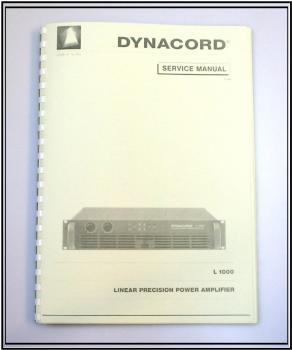 Dynacord Linear-Power Endstufe L-1000 / technische Unterlage