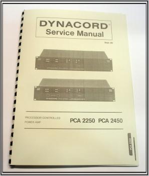 Dynacord PCA 2250-2450 / technische Unterlage