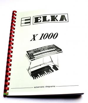 Elka Orgel X-1000 / technische Unterlage