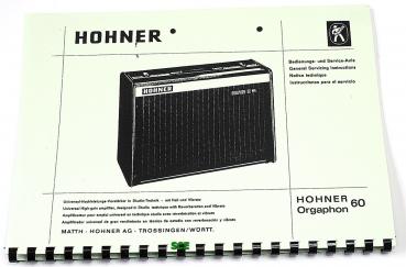 Hohner Orgaphon 60 MH / technische Unterlage