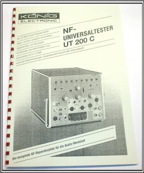 König NF-Universaltester UT 200 C / technische Unterlage