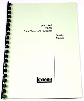 Lexicon - MPX - 200 / technische Unterlage