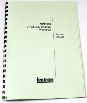 Lexicon - MPX 500 / technische Unterlage