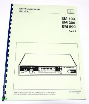 Sennheiser Reciver 100-300-500 / technische Unterlage