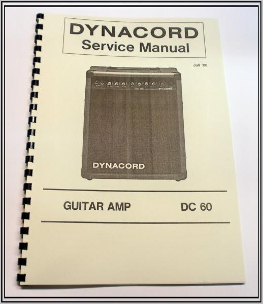 Dynacord Guitar AMP DC-60 / technische Unterlage