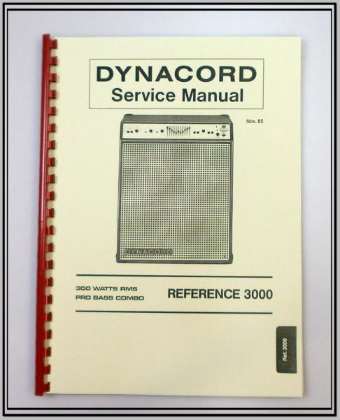 Dynacord Reference 3000 / Technische Unterlage