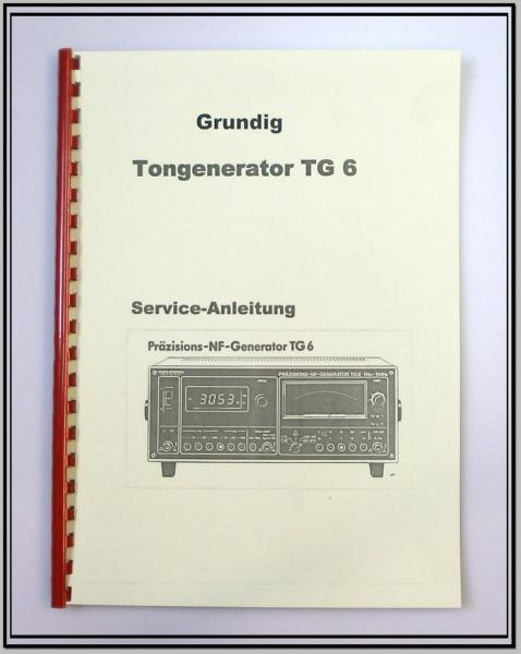 Grundig NF-Generator TG-6 / technische Unterlage